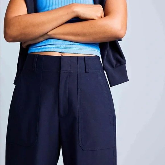 Athleta Skyline High Rise Barrel Leg Pant - Picture 2 of 9